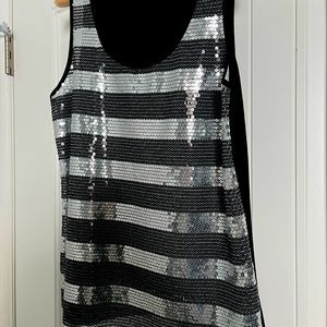 Sequined tank
